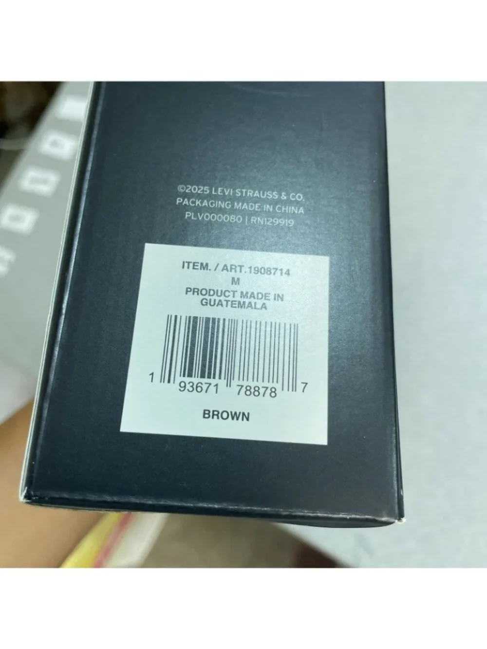 Levis new tag